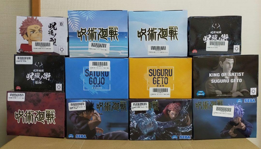 Amazon.co.jp: フィギュア 12点セット 五条悟 夏油傑 伏黒甚爾 脹相 宿